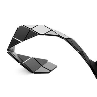 Cravates Square en plexiglas acrylique noir mat