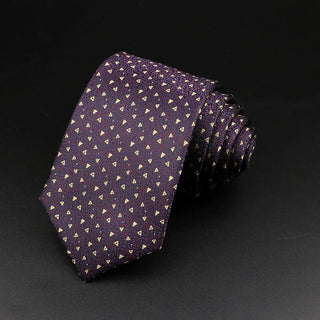 Cravates rayées à points Paisley