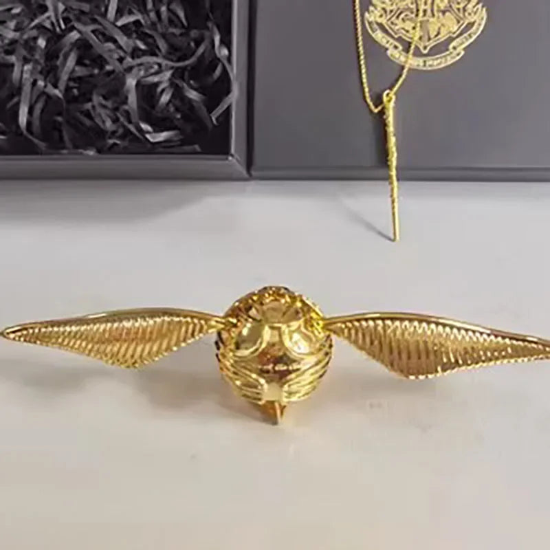 Golden Snitch Ring Box Proposal Diamond Box Wedding Rings Creative Jewelry Storage Boxes Exhibitor Birthday Gift for Girlfriend