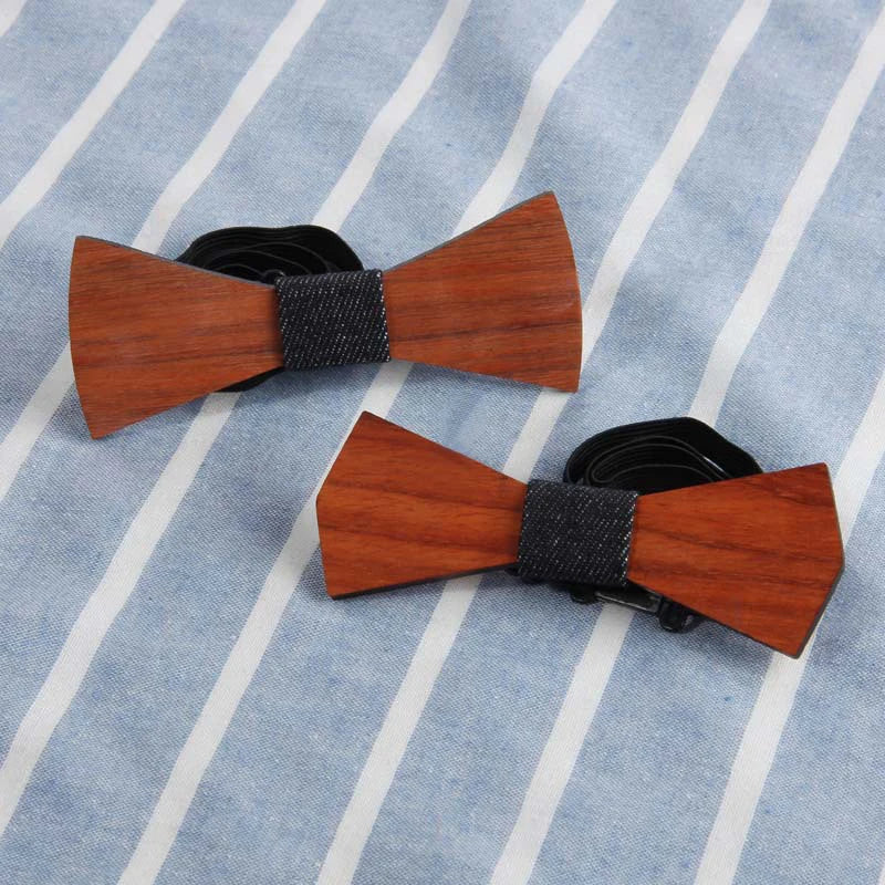 Vintage Wooden Bow Tie For Men Hollow Out Carved Retro Wooden Neck Ties Adjustable Strap Wood Bowtie Gravata Corbatas